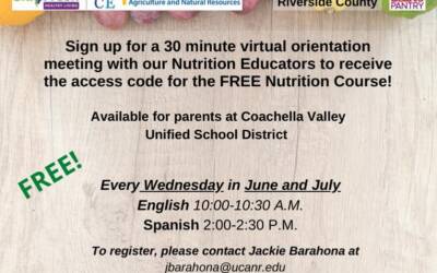 30-minute virtual orientation meeting