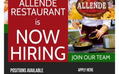Allende Restaurante is looking to hire