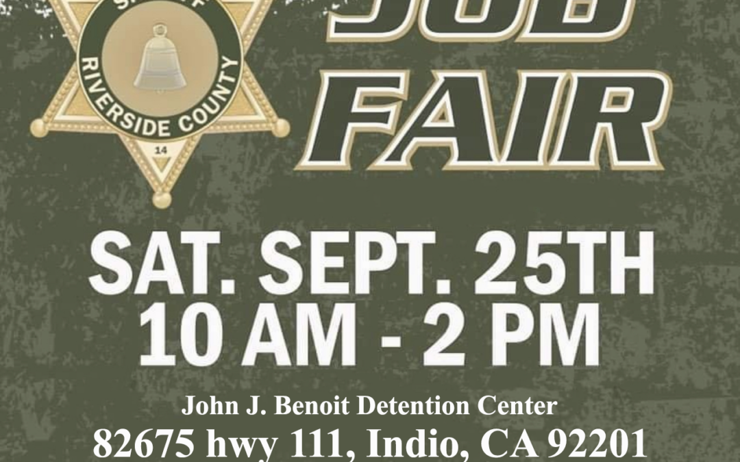 Riverside County Sheriff’s Department Job Fair