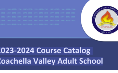 2023-2024 Course Catalog Coachella Valley Adult School