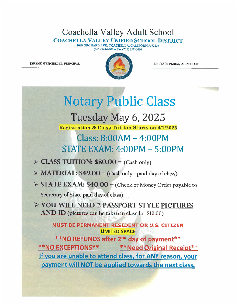 Notary Public Flyer 